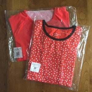 June & January tee and rashguard 7-8Y NWT